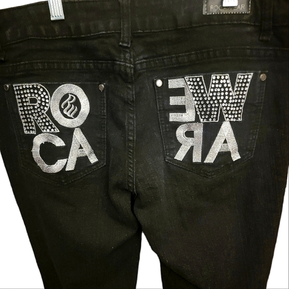 Rare! Y2K Vintage Rhinestone Rocawear Jeans